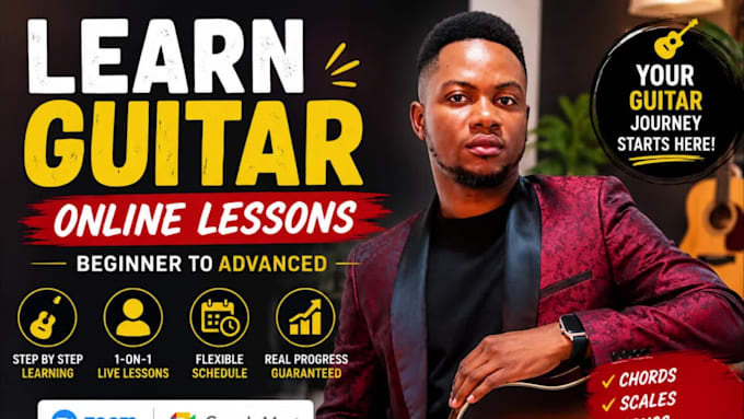give you personalized guitar lessons and lesson materials