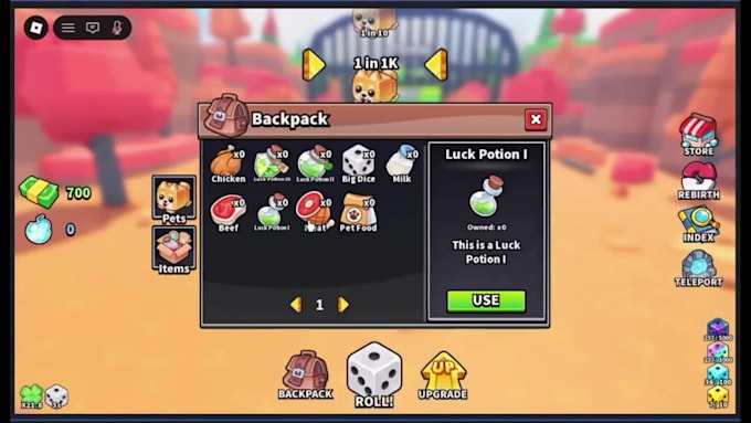 design great roblox UI , gui for your roblox game