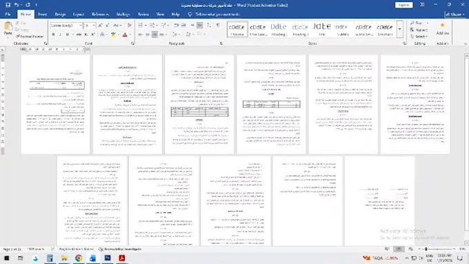 do arabic typing from image or PDF to word
