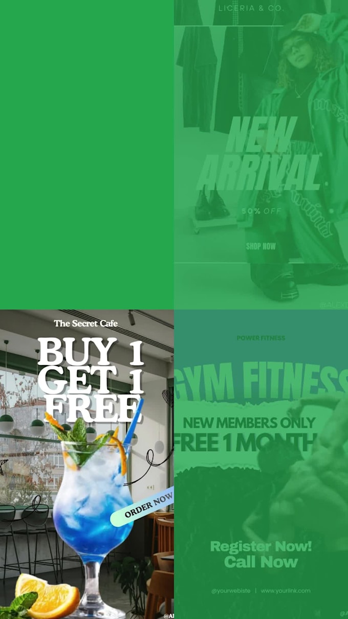 design modern instagram posts