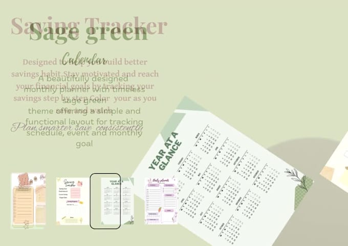 design aesthetic digital and printable planners