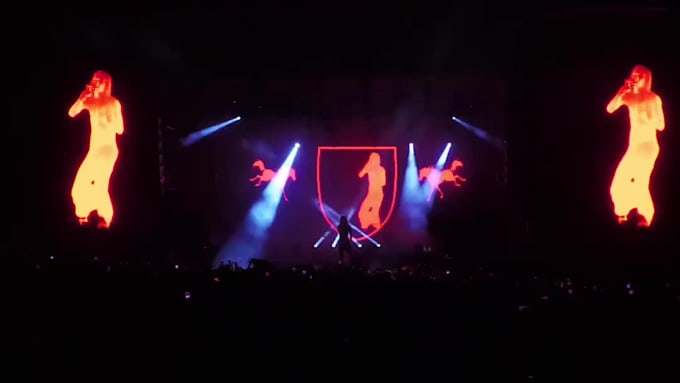create vj loops concert stage show led wall dj visual led screen animation