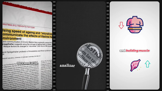 video editing and animation