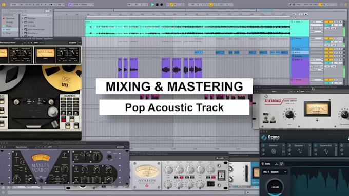 do mixing and mastering for your songs or edm mixes