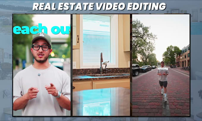 edit cinematic real estate videos and reels for property listings