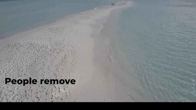 remove unwanted object, text from video