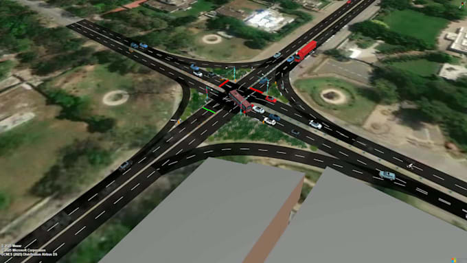 simulate traffic models using ptv vissim