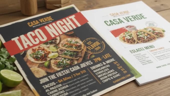 design professional print ready flyers and brochures