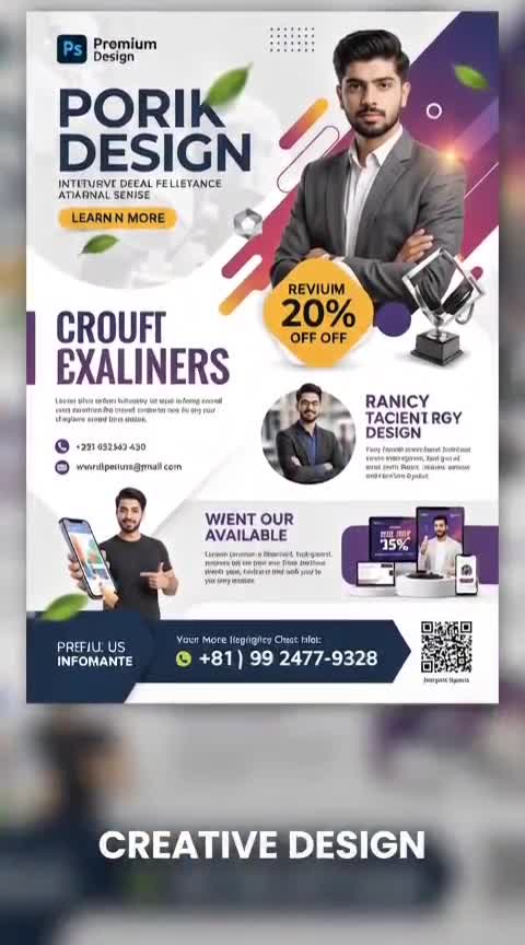 design professional posters and promotional graphics