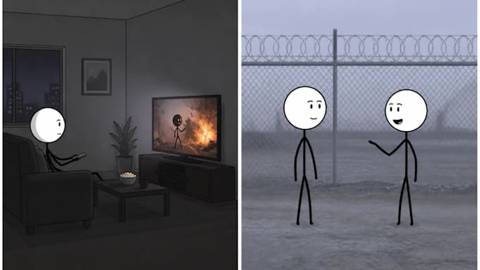 create 2d stickman animation realistic explainer videos
