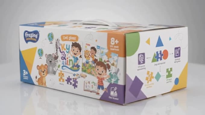 creative kids toy and educational product packaging