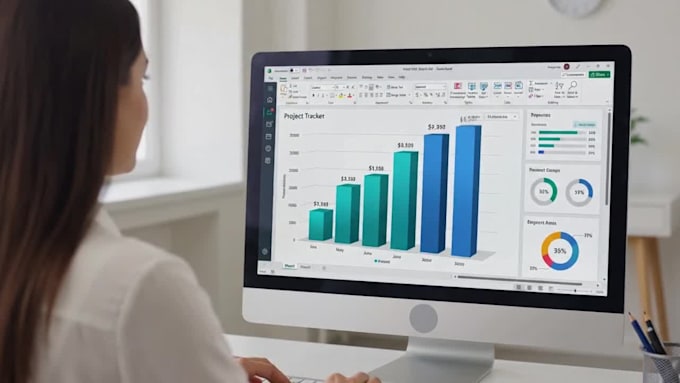 create custom excel spreadsheets with formulas charts and dashboards