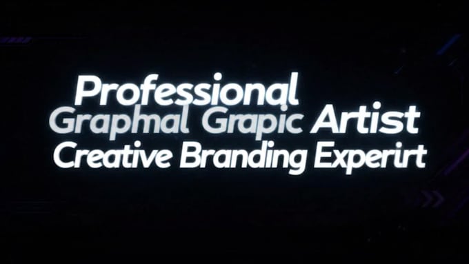 design custom 3d logo animation and brand identity design