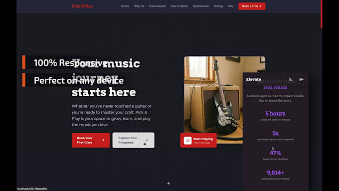 develop a high converting landing page