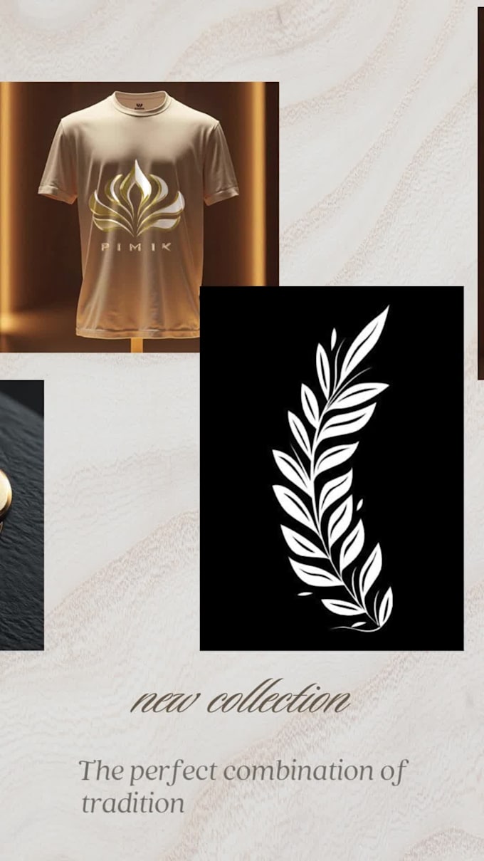 create a logo and product mockup design