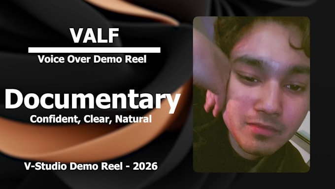 record american male voice over, narration and dubbing