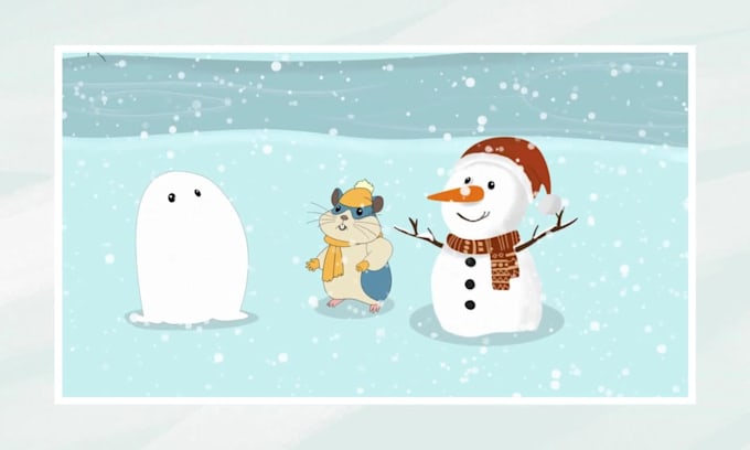 create a winter snow play invitation for kids