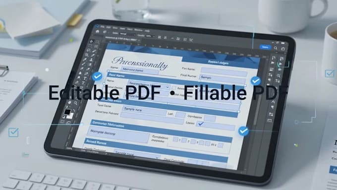professionally edit or modify you pdf files in photoshop