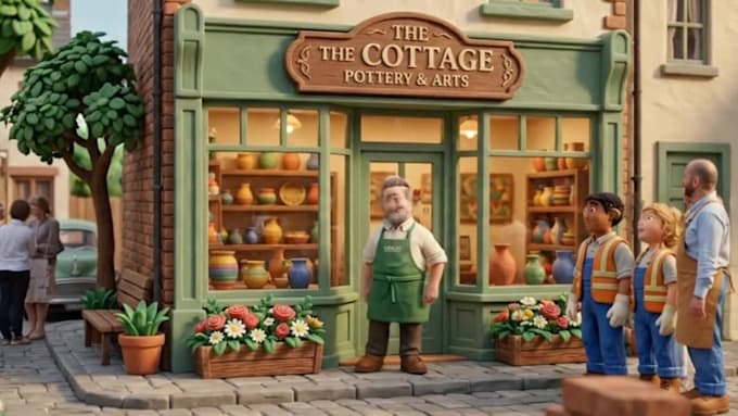 create professional ai claymation animation videos