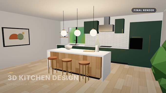 3d interior rendering architectural rendering 3d kitchen design exterior house