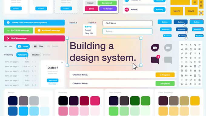 create design system on figma