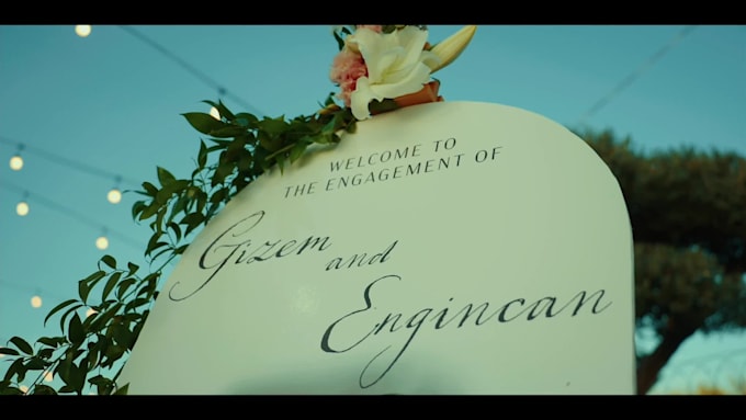 do custom welcome sign for couples