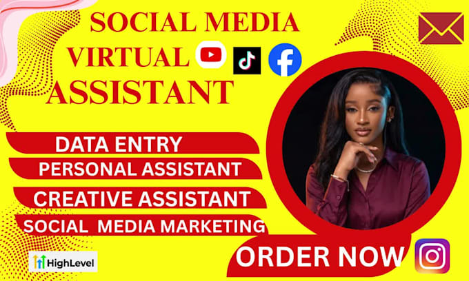executive virtual assistant general gohighlevel social media virtual assistant