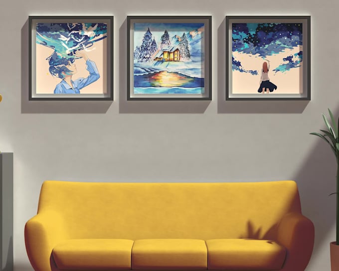 do bulk frame mockup, wall art mockup, and canvas mockups for etsy and shopify