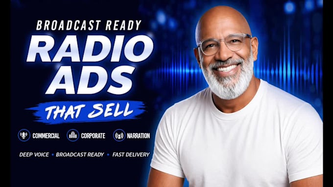 create radio ads that sell with a deep voice