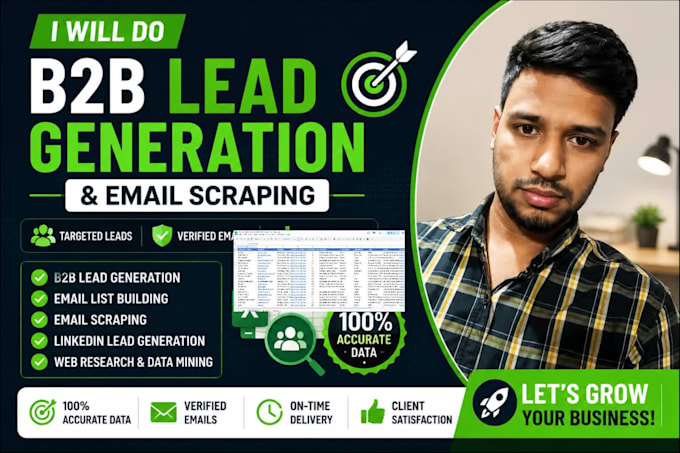 provide high quality b2b leads and email lists