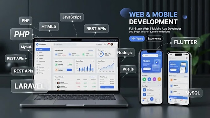 develop laravel mysql web applications with ai agents