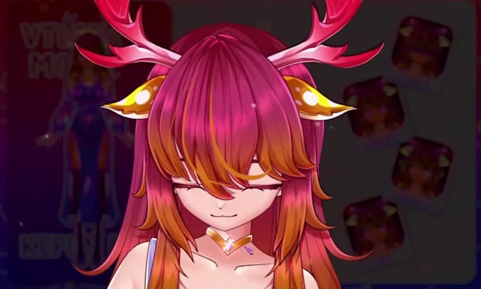 draw and rig custom pro live2d vtuber model, 2d anime vtuber for vtube studio