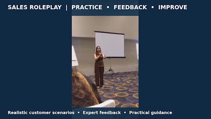 conduct realistic sales role play and give expert feedback
