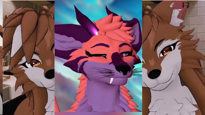 custom vrchat avatar vrc avatar creation vr character vtuber 3d furry avatar