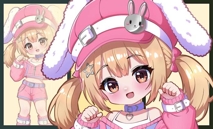draw premium chibi character for you