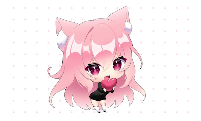draw a cute custom chibi art commission for you
