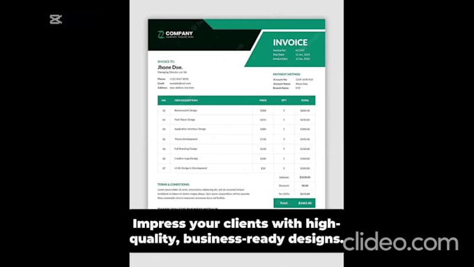 create professional invoices, quotations and documents