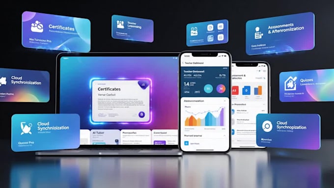 develop educational app, learning app, school app, kids learning and quiz app
