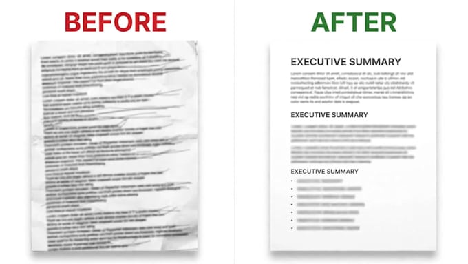 edit and redesign your document professionally