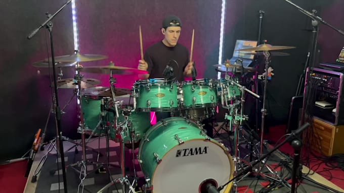 record real acoustic drums for your project