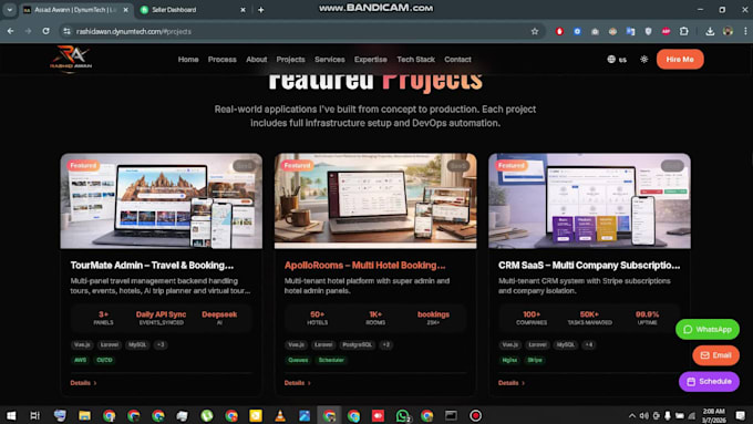 develop custom web application admin panel back office with laravel vue react