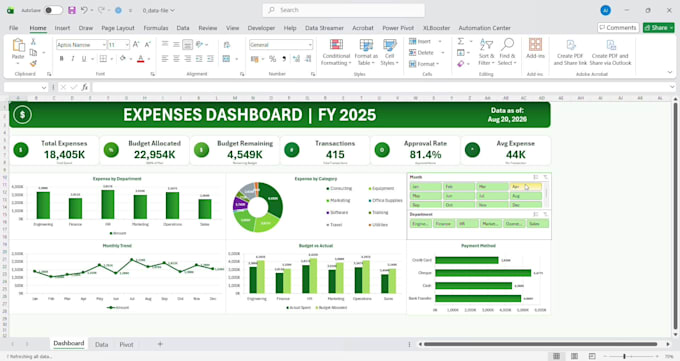 add advance excel formulas and build custom excel automation