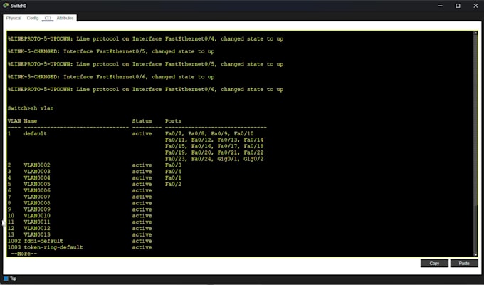 configure cisco switches vlan trunking and port security