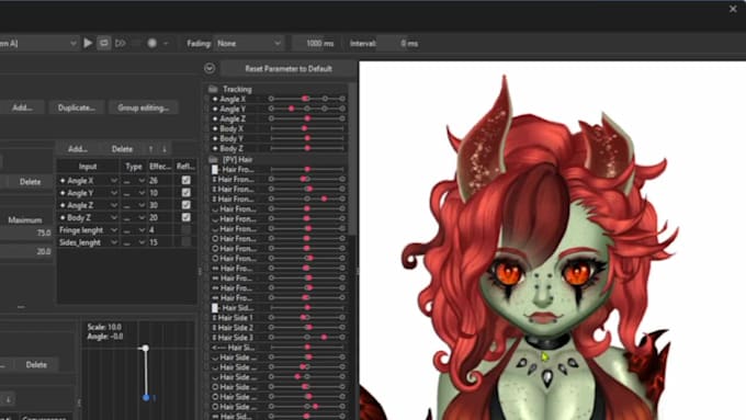 do live 2d vtuber model 3d vtuber rigging model live2d cubism facerig