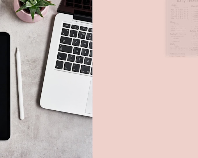 design digital planner, journal and notebooks