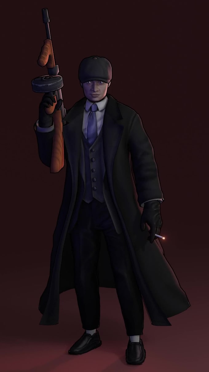 do stylized 3d model for games