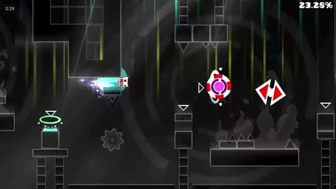 create geometry dash layout gd decoration gameplay level design solo level