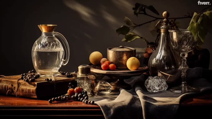 create ai digital art illustration hyper realistic painting