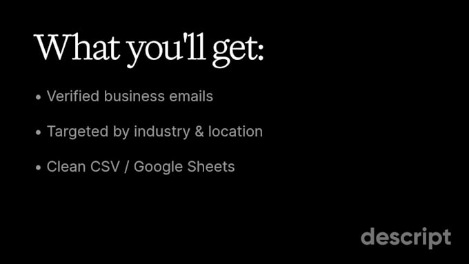 b2b lead generation with verified email leads