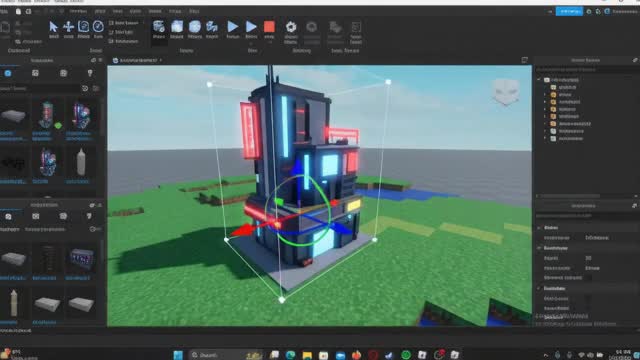 build custom roblox map, city map, roblox game environment in roblox studio